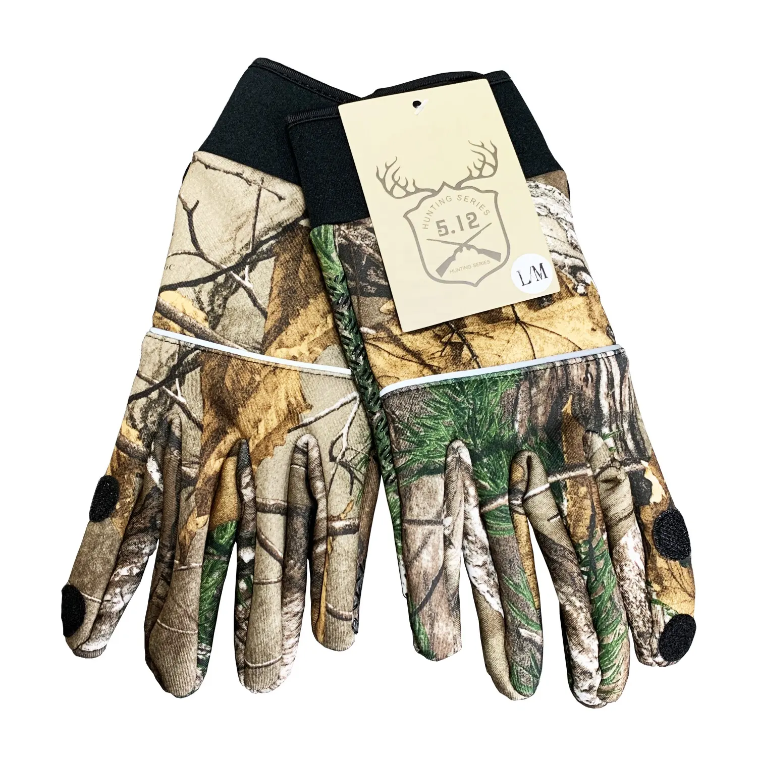 Guantes de caza de camuflaje para hombre, precio barato, guantes de pesca