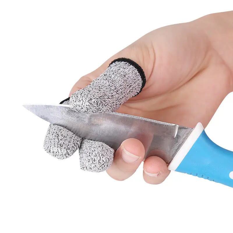 Protège-doigts résistants aux coupures Protecteurs de manchon de doigt Cots de protection des doigts réutilisables