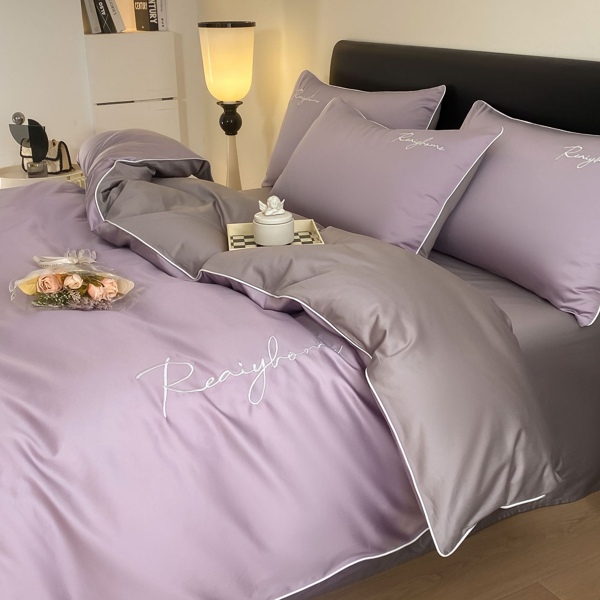 Roland violet + gris bronze