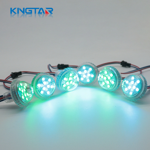 35mm Full Color RGB Pixel <strong>LED</strong> Lights Amusement <strong>LED</strong> Modules with IP67 <strong>DC</strong> <strong>12V</strong> Input ROHS Certified Blue <strong>Green</strong> Color Temperatures - Product Image 5