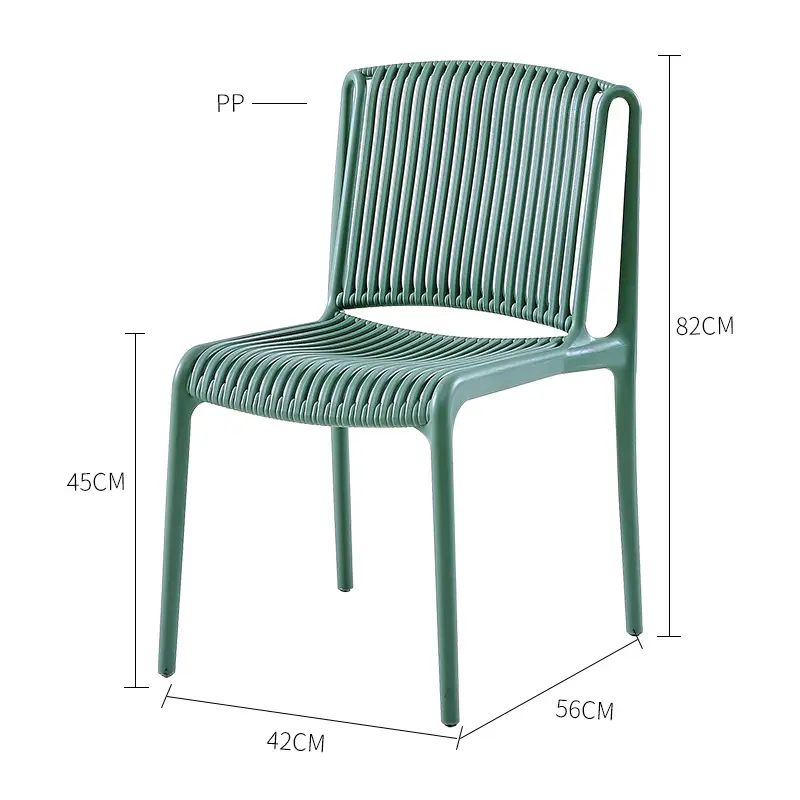 Ресторан открытый стул обеденный дешевые наружные пластиковые штабелируемые стулья