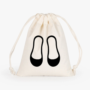 Venta caliente Calico Canvas Small Draw String Bags Bolsas de algodón con cordón personalizadas con logotipo para cosméticos - Product Image 3