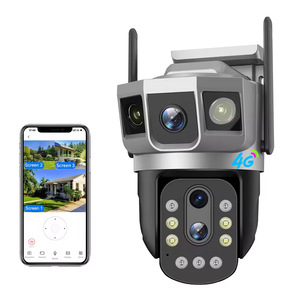 8MP <strong>10</strong> <strong>X</strong> Optical Zoom hd Dual Lens Triple Screen Solar <strong>Camera</strong> Color Night Vision Motion Detection 4g Sim Card Cctv <strong>Camera</strong> - Product Image 4