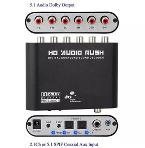 Dac DolbAV3オーディオデコーダーボードDolbDTSからアナログデコーダーデジタルからアナログオーディオコンバーター5.1 - Product Image 1