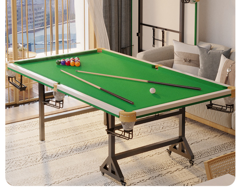 Esquina plegable de latón fundido de 2 m + mesa de ping-pong gris