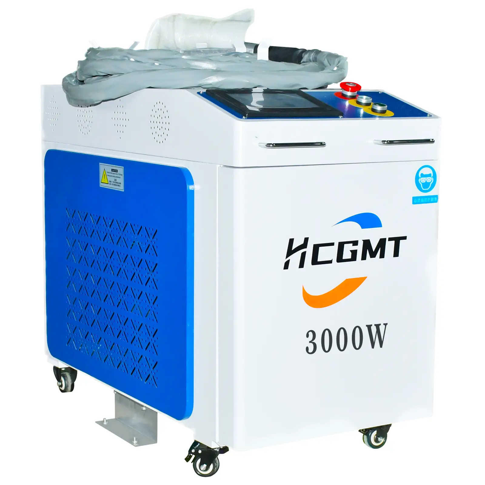 Kolay kullanım 3000W taşınabilir el Metal pas temizleyici CNC Fiber lazer temizleme makinesi