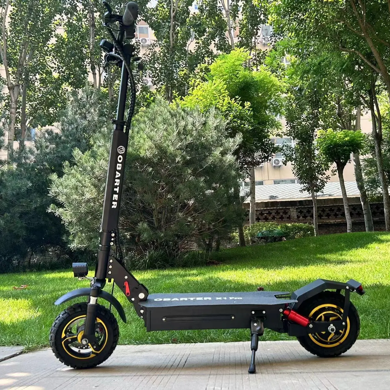 Scooter électrique pliable Obarter 1000W X1Pro entrepôt Usa Eu livraison gratuite pneu hors route scooter électrique pliable à deux roues pour adultes