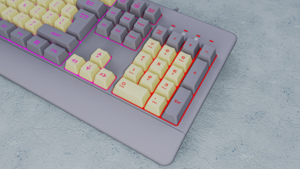 USB Gaming <strong>Keyboard</strong> with Illumination Customizable Logo 87 Key Optical Projection <strong>Computer</strong> <strong>Keyboard</strong> - Product Image 2