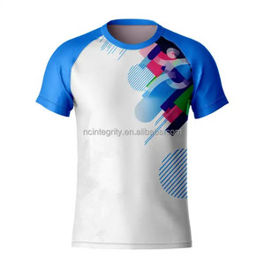 Fabrika doğrudan UPF 50 + özel maraton olay koşu T Shirt promosyon ucuz 100% Polyester hızlı kuru süblimasyon T Shirt - Product Image 5