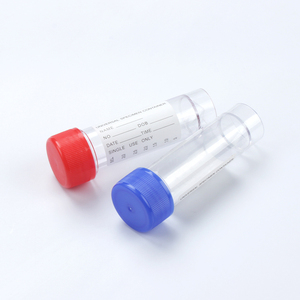 Plastik sızdırmaz dışkı toplama tüpü E.O. steril 30ml dışkı konteyneri kaşıkla - Product Image 1