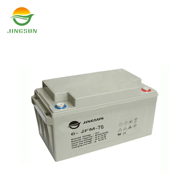 Jingsun, разрешение на длительный срок гарантии, 12 В, 70 мАч, свинцово-кислотные аккумуляторы, резиновые перезаряжаемые аккумуляторы с глубоким циклом