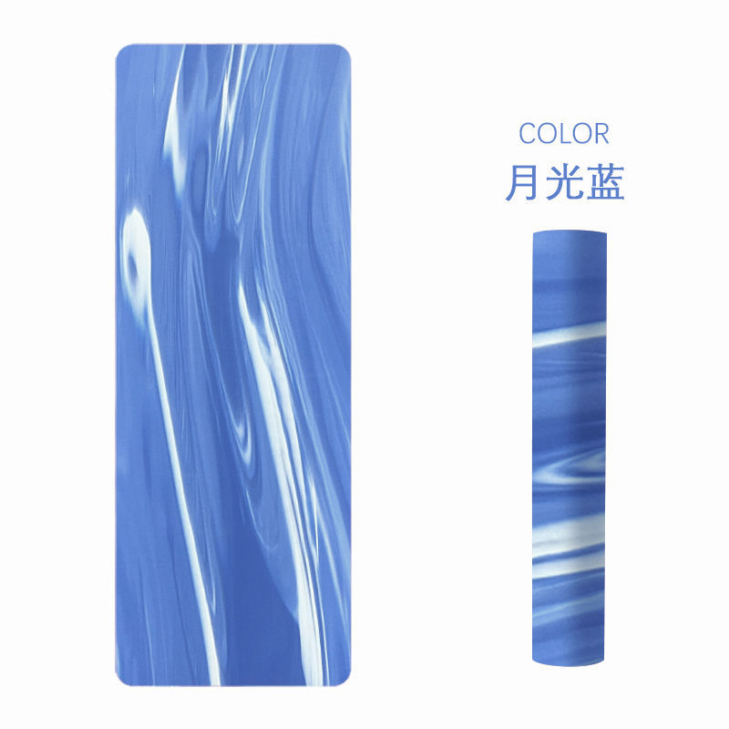 High-quality matte finish - light blue and white.