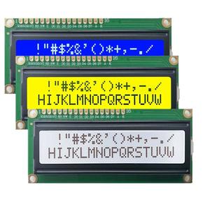 LCD1602 1602 <strong>LCD</strong> Module Blue / Yellow Green Screen 16x2 Character <strong>LCD</strong> Display PCF8574T PCF8574 IIC I2C Interface 5V - Product Image 1