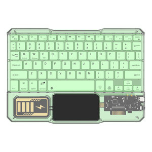Teclado retroiluminado Teclado táctil inteligente inalámbrico para iPad Tablet Teléfono Android