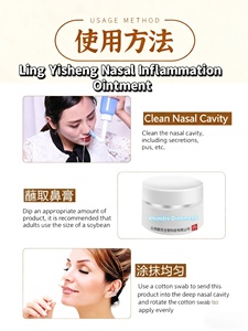 Crème pour la rhinite portable mini pour les urgences de rhinite en déplacement, voyage d'affaires, soin de la congestion, soin quotidien, crème pour la rhinite - Product Image 4