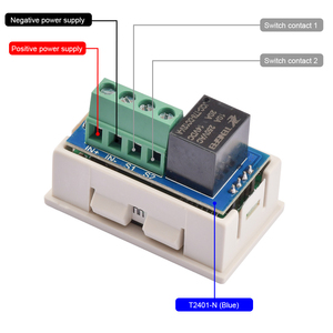Modulo relè temporizzato a doppio Display relè temporizzato DC 12V Mini LED Timer digitale relè temporizzazione ritardo ciclo interruttore di controllo tempo 20A - Product Image 3
