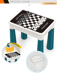 Interactive Indoor Multifunction 8in1 <strong>Table</strong> Desk Kids Chess <strong>Game</strong> Board Set - Product Image 2