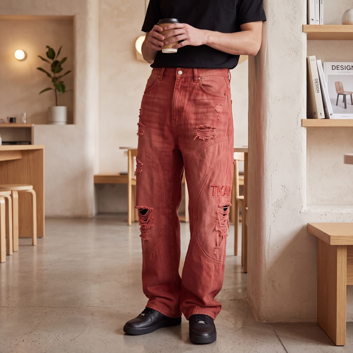 Brick red