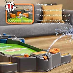耐久性のあるプラスチック製の新しいポータブルスポーツテーブルサッカーゲームスパルト水スプレー水罰デスクピンボールボードゲーム - Product Image 4
