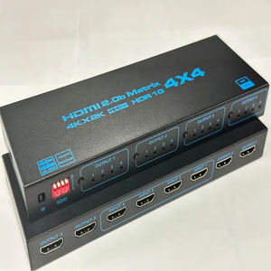 4X4 4K HDMI Matrix 4 in 4 Out HDMI2.0b 4K 60HZ Switch Splitter Box EDID con control remoto - Product Image 2