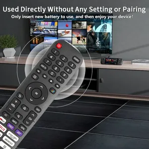 EN2N30H รีโมทควบคุมสำหรับ Hisense 4K UHD สมาร์ททีวี LED พร้อม Netflix primemvideo ปุ่ม YouTube 43H6G - Product Image 5