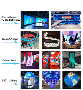 ใหม่ p1.56 p1.667 p1.875 P2 p2.5 P3 P4 จอแสดงผล LED paneles P3 นุ่มโมดูล P4 LED จอแสดงผล