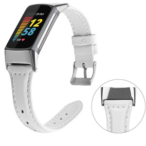 Tschick Dây Đeo Cổ Tay Bằng Da Cho <span class=keywords><strong>Fitbit</strong></span> <span class=keywords><strong>Charge</strong></span> 5 Dây Đeo Phụ Kiện Đồng Hồ Thông Minh Cho <span class=keywords><strong>Fitbit</strong></span> Charge5 Dây Đeo Cổ Tay Dây Thay Thế - Product Image 3