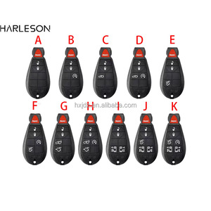 Smart Car <strong>Key</strong> Shell for Chrysler Town Country Fit Jeep Grand Cherokee Dodge Magnum Durango 2/3/4/5/6/7 Button Fob Case - Product Image 2