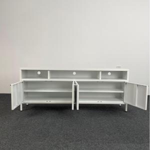 Openshelf <span class=keywords><strong>TV</strong></span> đứng 4 cửa hiện Đại Kim Loại đơn vị tủ cho phòng khách l-hình dạng xử lý có thể điều chỉnh kệ cho nhà đồ nội thất khách sạn - Product Image 2