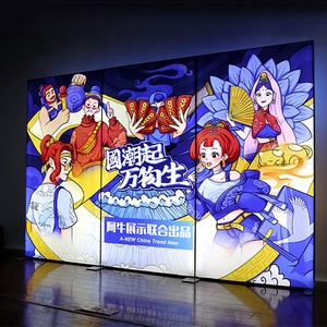 Online alışveriş sıcak satış seg kumaş zemin ışıklıreklam panosu reklam gösterisi - Product Image 5