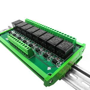 Modulo di controllo relè a 8 canali di isolamento accoppiatore ottico di alto livello 5V/12V/24V microcontrollore PLC scheda di amplificazione ICs prodotto - Product Image 3