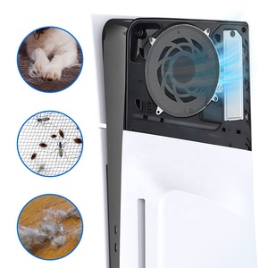 2PCS Dust Net สําหรับ PS5 SLIM ดิจิตอลคอนโซลฝุ่นป้องกันกันฝุ่นสุทธิ PG-P5S037