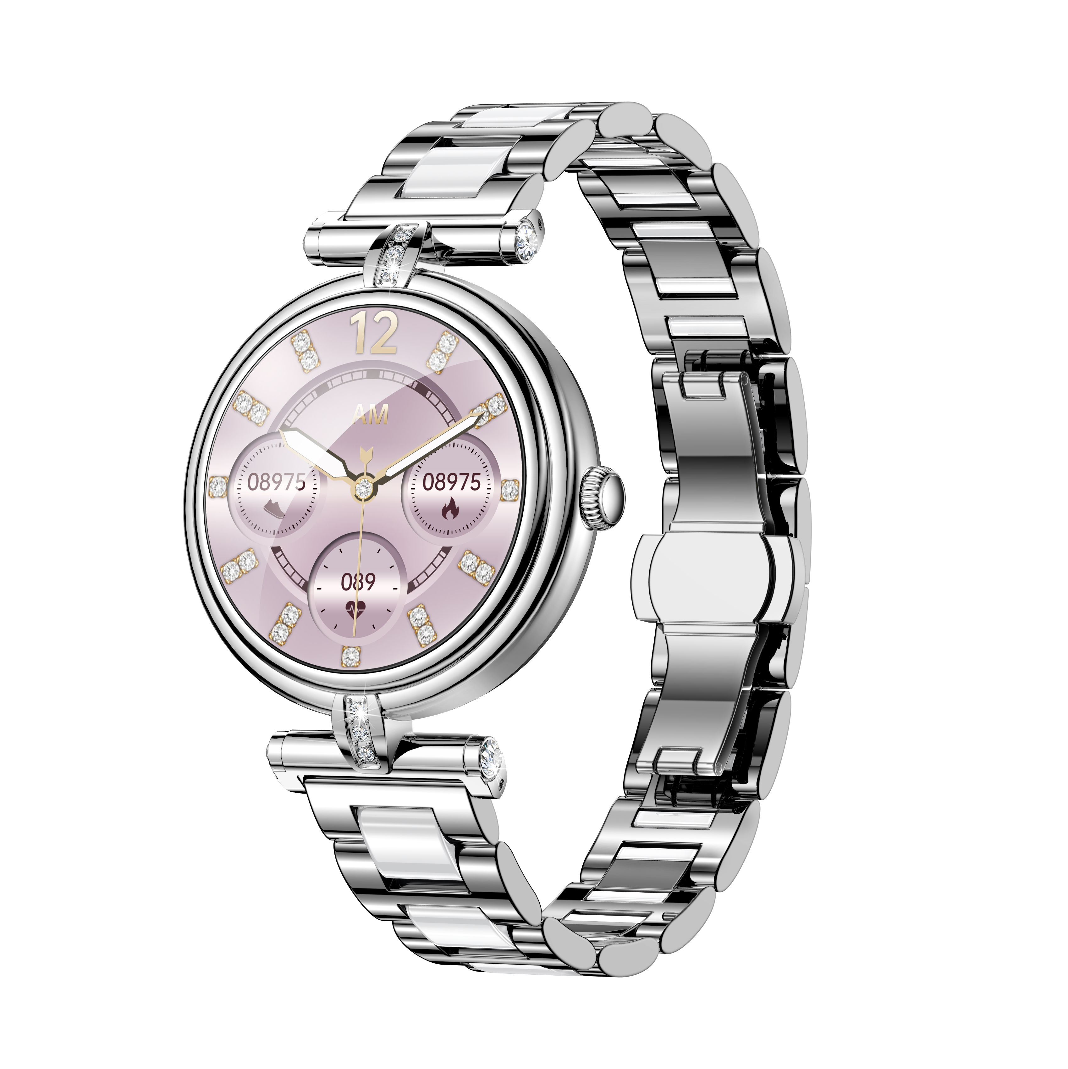 silicone+diamond strap