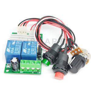 PWM DC Motor Drehzahl regler Controller Board Einstellbare Drehzahl regelung Reversibles PWM Relais modul DC 6V-28V 12V 24V 3A 21kHz