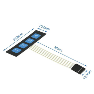 Large <strong>Buttons</strong> To The <strong>Keyboard</strong> Microcontroller 4 x 4 /1 x 4 /3 x 4/4 x 5/5 x 4 Matrix <strong>Keyboard</strong> Membrane <strong>Keyboard</strong> Extender - Product Image 6