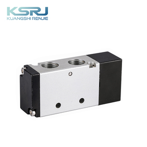 4A serisi 5/2 yollu 4A320-10 alüminyum alaşım tek çift kontrol Solenoid vana pnömatik parçalar standart tip havalandırma valfi - Product Image 3