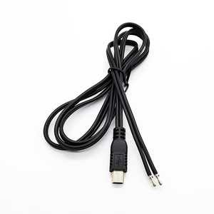 Özel siyah 1.5M Usb 2.0 Mini 5 Pin B tipi kamera konektörü Mini B erkek açmak için End Usb kablosu Open End Usb kablosu - Product Image 3