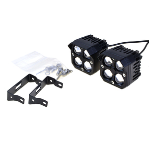 SENLO X7 çift renkli bakım Led far LED İş işık sis işık araba motosiklet LED Mini sürüş işık - Product Image 5
