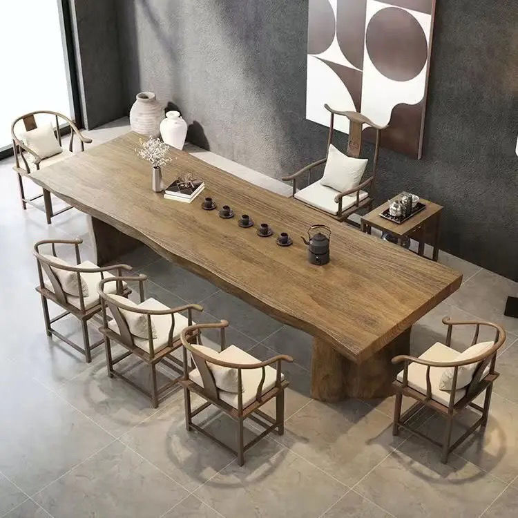 Combinación: Silla principal de 1.6 metros, sillas con 4 ruedas, mesa de té.
