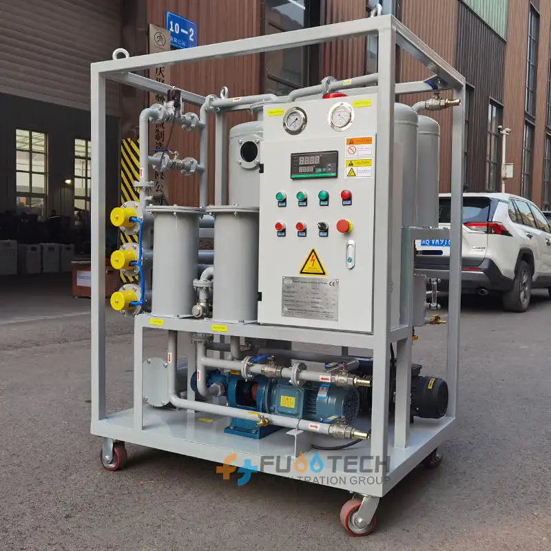 Zy Serie Olie Recycling Apparatuur Eentraps Kleine Vacuüm Transformator Olie Purifier Systeem Isolerende Olie Regeneratie