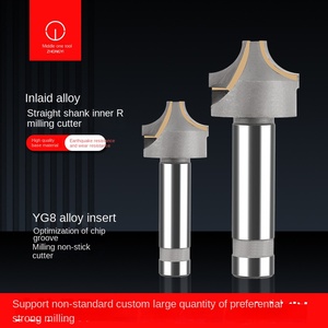Orta-aracı kakma alaşım Tungsten çelik komple R2R10R15R2 dikey YW2 iç R kesici ark freze kesicisi özellikleri ile - Product Image 2