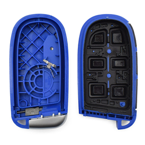 เคสกุญแจรีโมทอัจฉริยะสำหรับรถยนต์สีฟ้าสำหรับ J-EEP Grand Cherokee D-odge R-AM ที่ชาร์จ1500 Cherokee Cherokee - Product Image 4