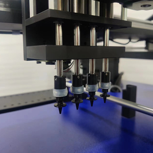 Küçük ve orta ölçekli PCB üretim elektroniği yakala ve yerleştir makinesi için 6 kafalı otomatik tezgah üstü SMT üretim makineleri - Product Image 2