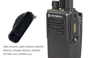 连接器适配器音频适配器，用于DP4000e数字便携式双向无线电系列多针到Moto 2pin连接器 - Product Image 5