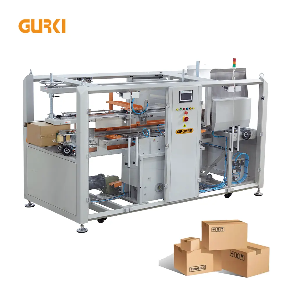 Automatic Small Cardboard Box Erector Carton Unpacker Former Case Erecting Machine