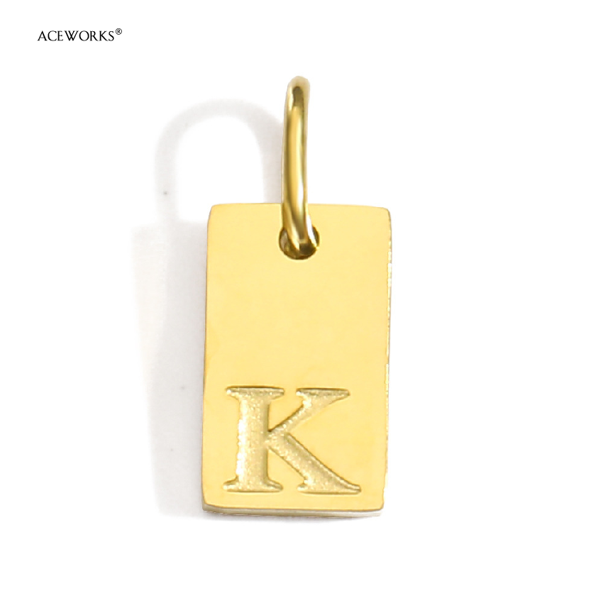 Etiqueta Colgante Letra-K (1Cm*0.6Cm)
