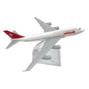 Modèle d'avion artisanal en métal de haute qualité, ornement de bureau pour avion, cadeau souvenir d'entreprise - Product Image 5