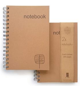 LABON Custom A5 Kraft Eco Friendly Diary quaderno biodegradabile rilegato in carta riciclata - Product Image 1