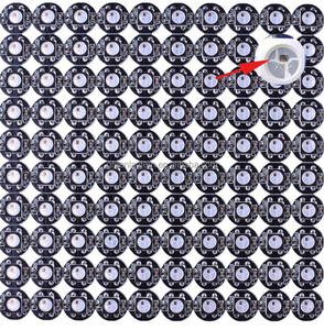 ชิป LED PCB 5050 RGB แอดเดรสชิป LED 5050SMD โมดูลพอดเดรสไฟ DC 5V WS2812B - Product Image 1