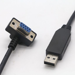 High Compatible Win 10 DB 9pin Buchse RS232 zu Flash USB Plc Programmierung Rs232 zu USB Kabel für TV Pos Maschine Scanner